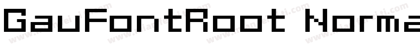 GauFontRoot Normal字体转换
